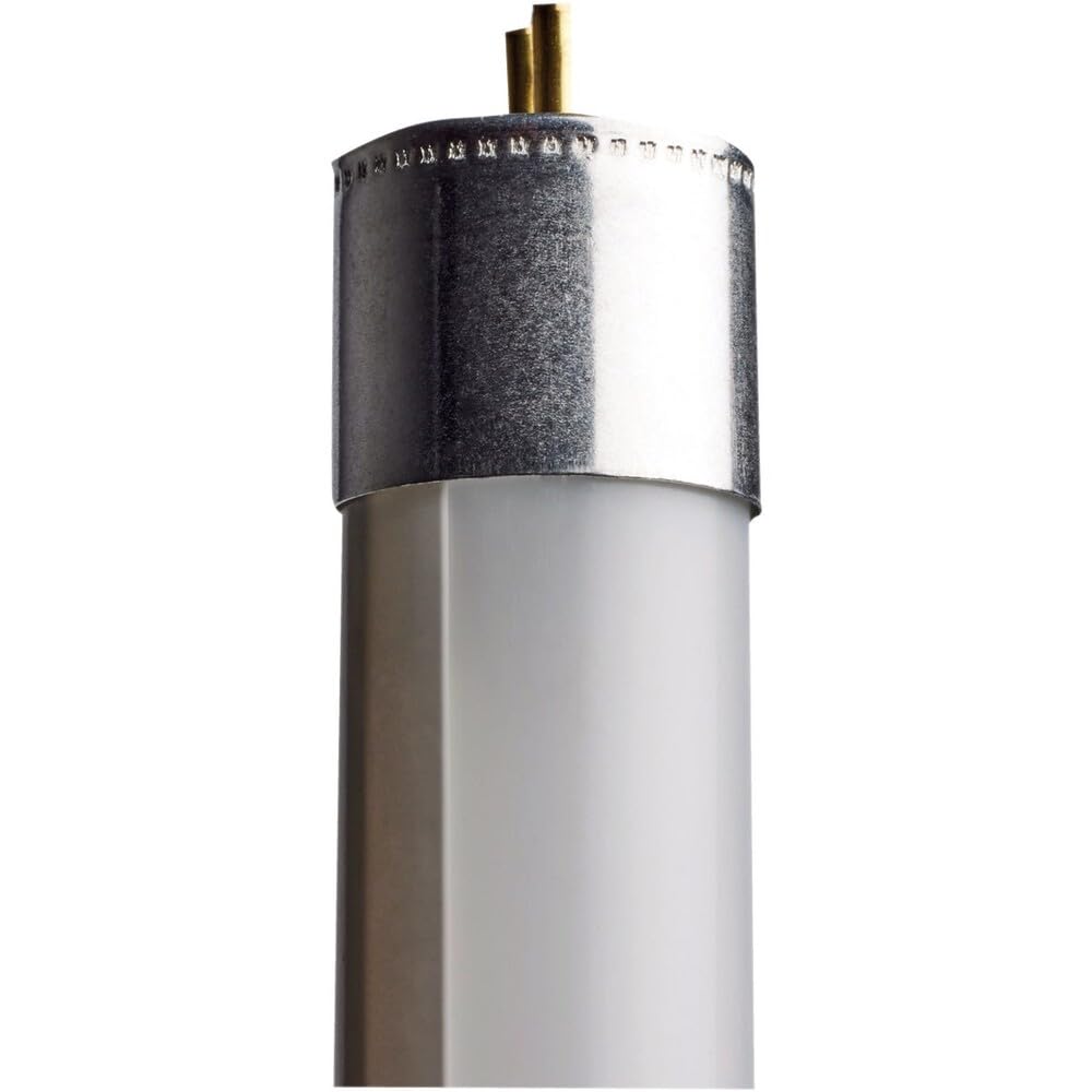 Satco 6W Equivalent 9 in. Cool White T5 Bi-Pin Ballast Bypass LED Tube Light Bulb - 1 Each