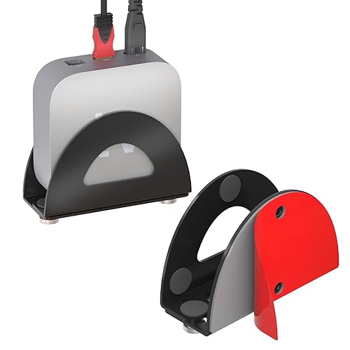Adjustable TV Box Wall Mount Metal Wall Mount for A-pple TV, Router and Other Media Players