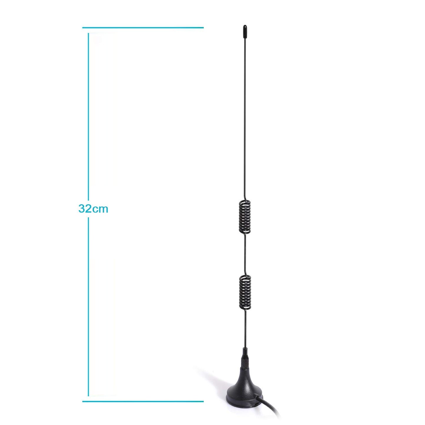 Bingfu VHF UHF Ham Amateur Radio Police Scanner Antenna Magnetic Base BNC Male Antenna Compatible with Uniden Bearcat Whistler Shack Police Scanner