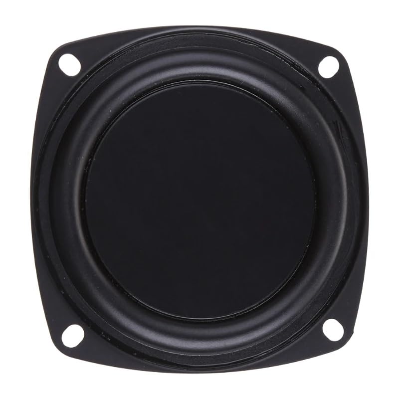SiyphuNing 2pcs 2 Inch 52mm Woofer Vibrating Membrane Iron Rubber Vibration Diaphragm Plate Replacement Passive Radiator Film for Bass Speaker