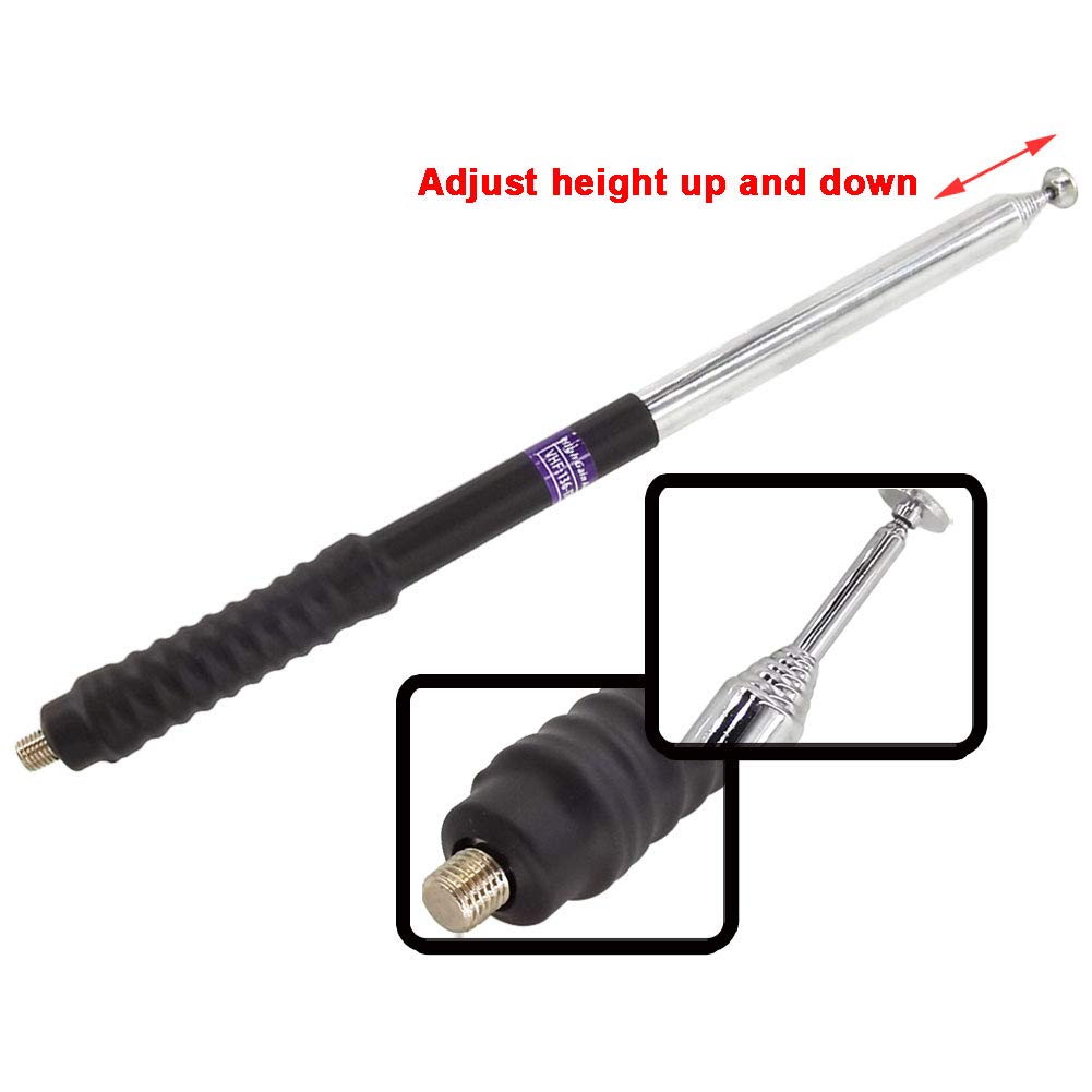 TENQ Walkie Talkie High Gain Telescopic VHF Antenna for Motorola GP328 GP300 GP88 GP340 GP338 CP040 GP380 GP68 GP2000 HT750 Two Way Radio