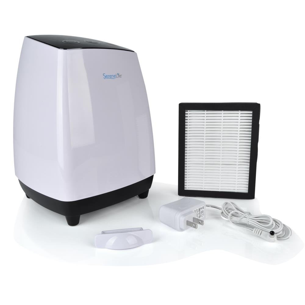 SereneLife Updated Premium Air Purifier Hepa Filter, Hepa Air Purifier, Air Cleaner Purifier, Removes Dust, Aroma Diffuser Oil Tray, Ventilation Fan