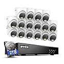 ANNKE CCTV Camera Systems 16CH Full HD 3K Lite H.265+ Digital Video Recorder with 2TB Hard Drive and (16) 2.0MP Outdoor IP67 Weatherproof CCTV