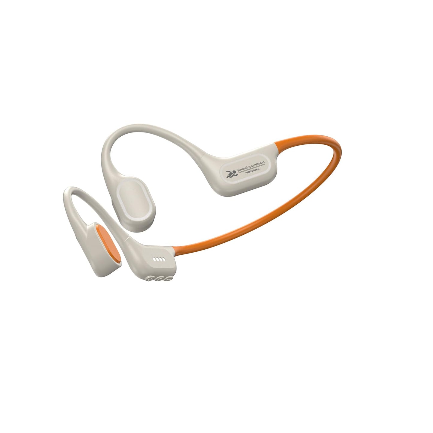 Swimming Headphones-IP68 Waterproof Open Ear Bone Conduction Underwater Swim Earbuds, Dual Modes: Bluetooth 5.4 &MP3, 32GB Memory Card, Bluetooth…