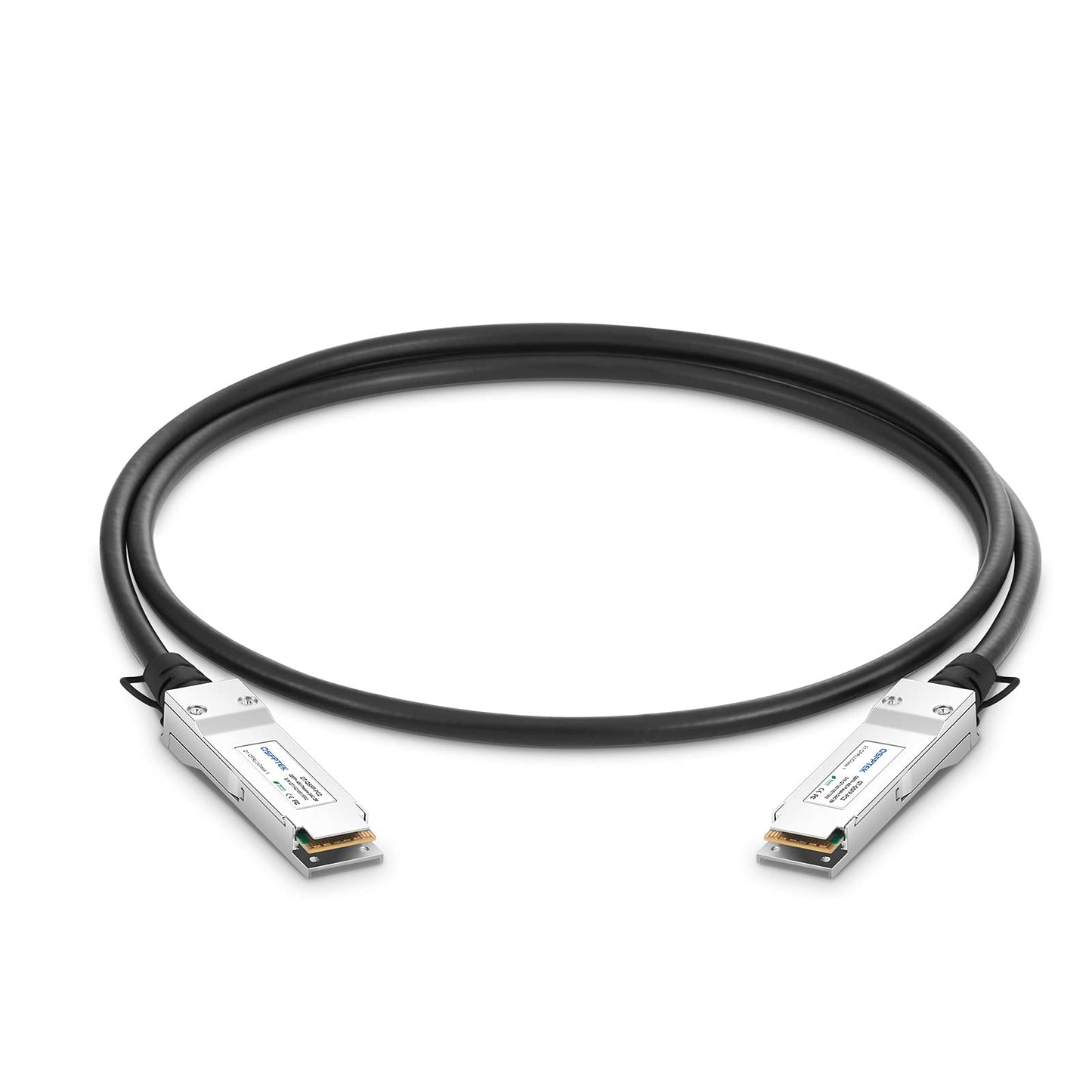 40G QSFP DAC Cable, 2M (7ft) 40GBASE-CR4 Passive Direct Attach Copper Twinax Cable, QSFP+ to QSFP+ Network Transceiver Compatible with Cisco