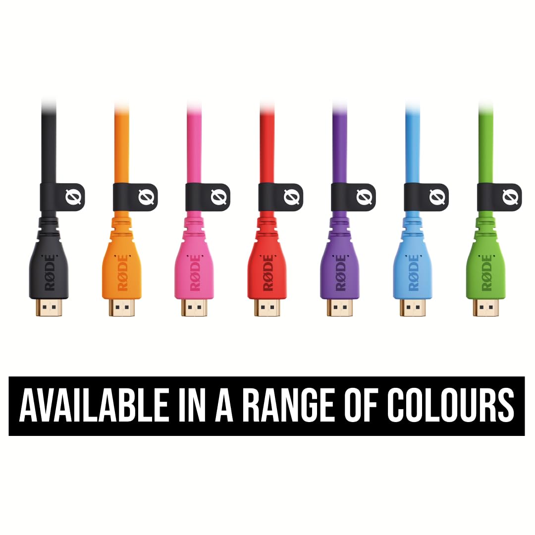 RØDE HDMI-3 Premium High Speed HDMI Cable with Ethernet (3m/10ft, Pink)