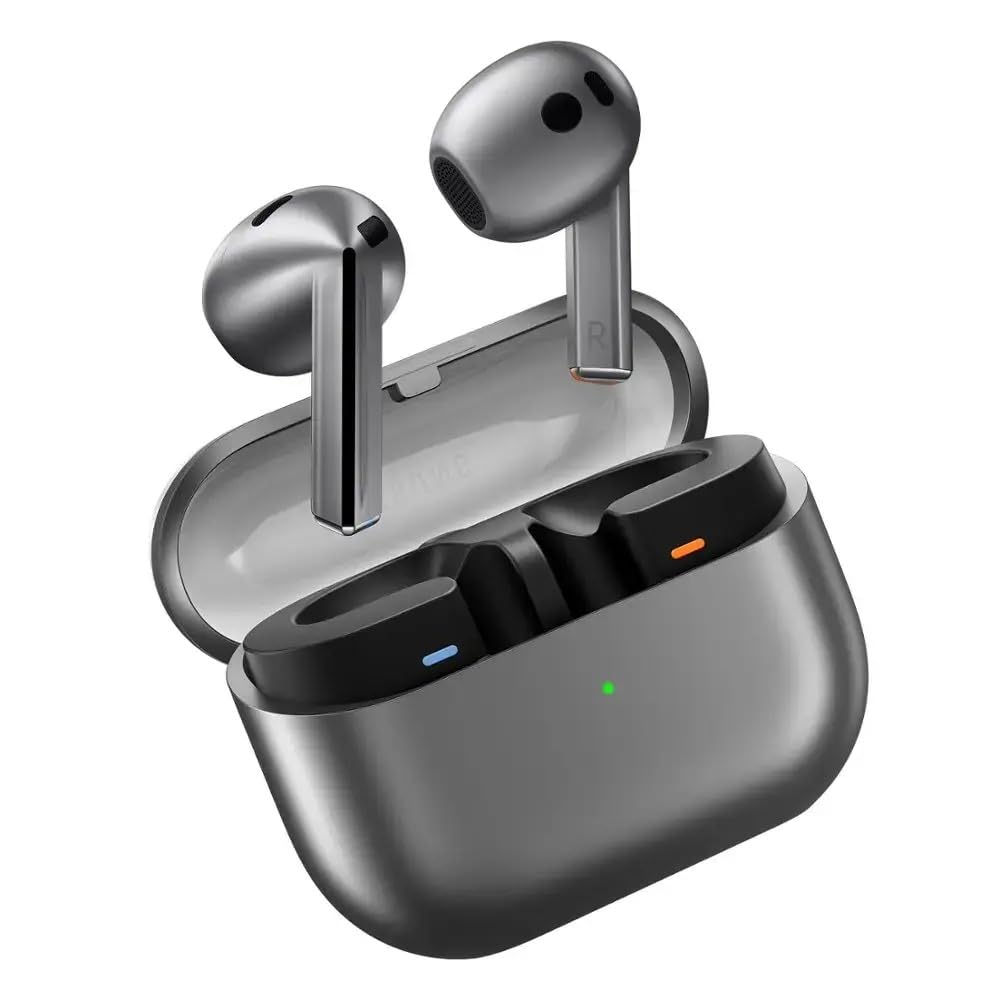 SAMSUNG Galaxy Buds 3 AI True Wireless Bluetooth Earbuds, Sound Optimization, Real-Time Interpreter, Noise Cancelling, Redesigned Fit, Touch Control