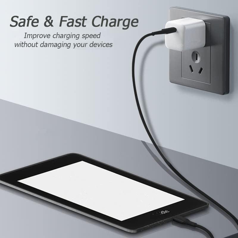 10FT USB-C Charger Cable Power Cord Wire Compatible with All-New Kindle Paperwhite 8G, Paperwhite Signature Edition 32G & Paperwhite Kids 11th