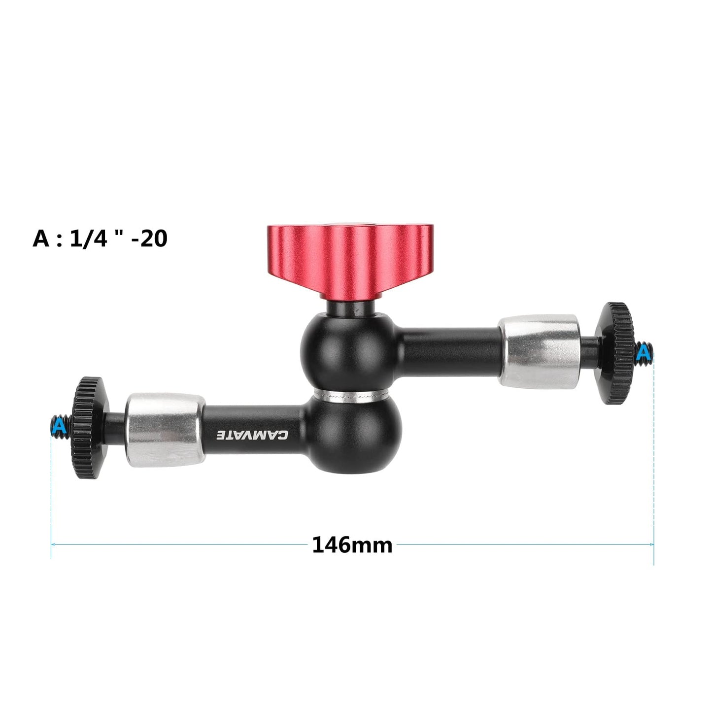CAMVATE 5.7" Articulating Magic Arm V1(Red?147mm) - 1481