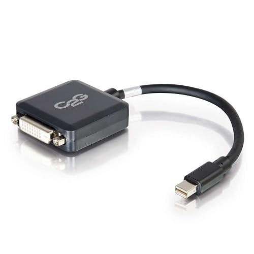C2G/CABLES to Go 54311 8IN Mini Displayport to DVI - Adapter Converter - Male to Female Active Black
