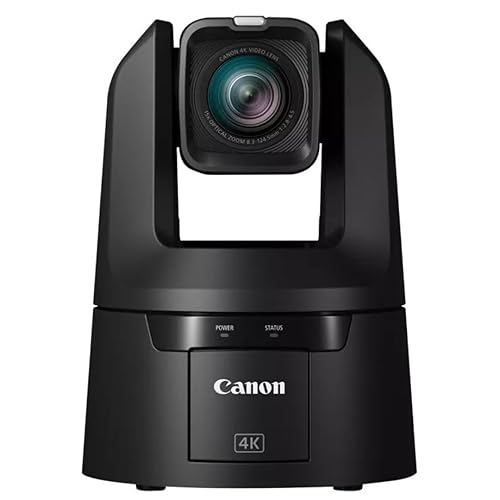 Canon CR-N500 Pro PTZ Camera BK 15x Optical Zoom lens, 1” 4K 30p Dual Pixel AF Sensor, 3G-SDI, HDMI, IP Video Out, NDI|HX2, SRT- Church, Live Events