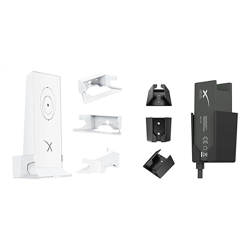 GTOMNI StarLink Ethernet Adapter & Router Mount, Starlink Internet Kit Satellite ABS Brackets Mounting Kit for Star Link Ethernet Adapter, Space