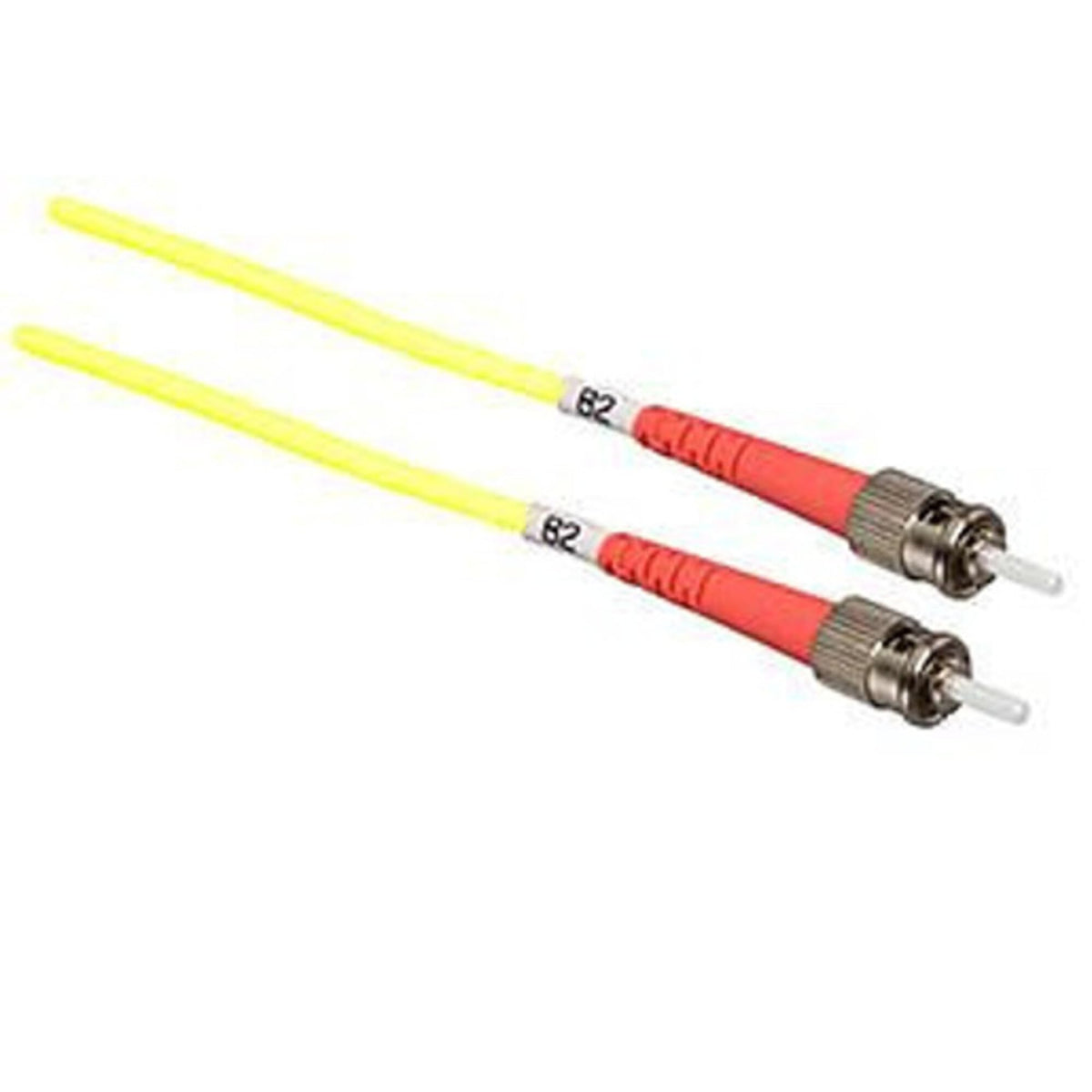 Allen Tel GBSTC-D1-02 Fiber Optic Cable Assembly Patch Cord, ST To SC, Duplex Cable, Singlemode Fiber, 2-Meter Length, Yellow Jacket