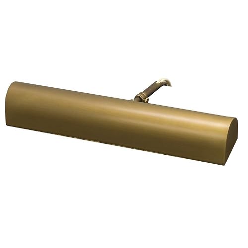 House of Troy T14-76-CA Classic Traditional 2LT 14IN Picture Light, Weathered Brass Finish