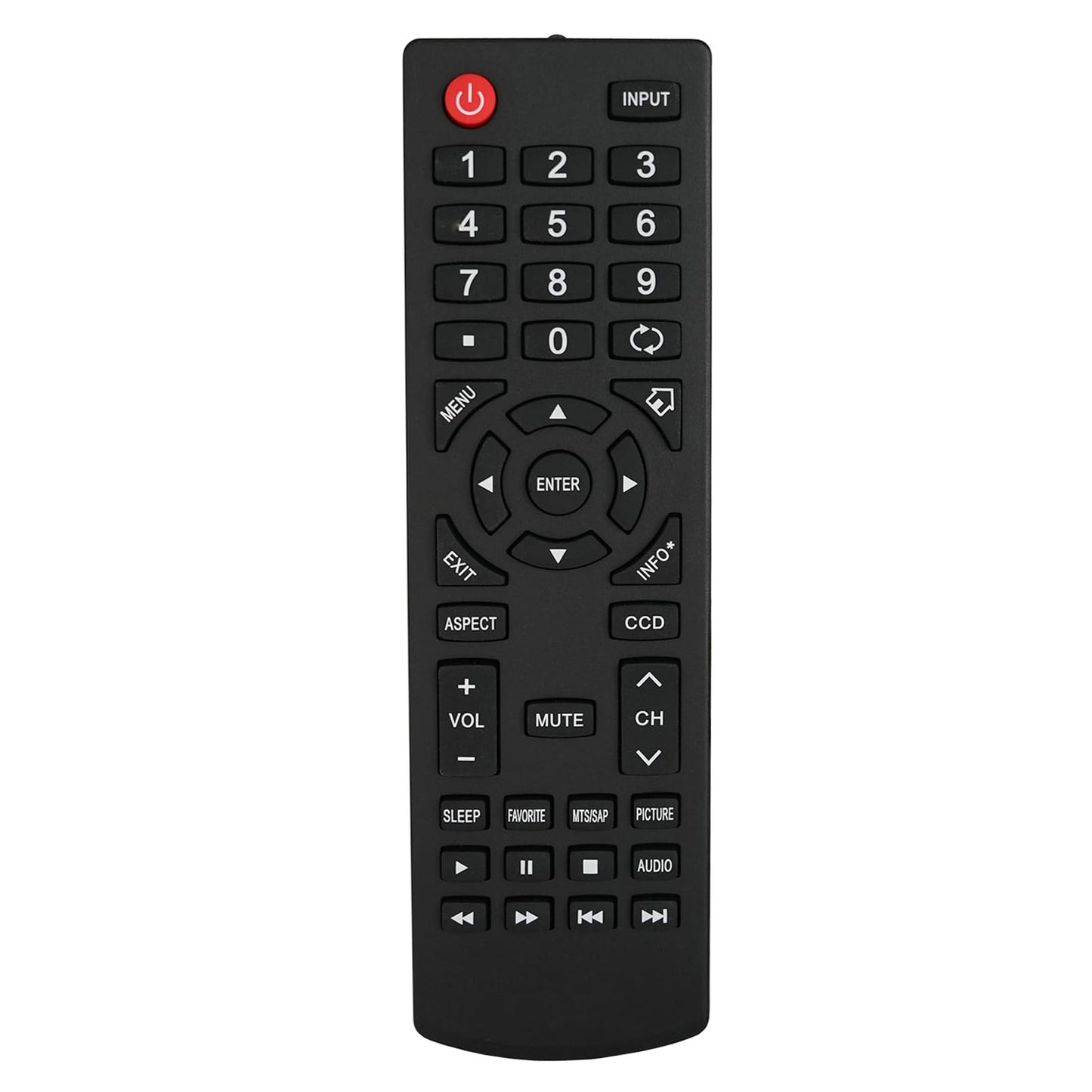 Replacement Remote Control for Dynex DX-32L100A11 DX-32L221A12 DX-32L152A11 DX-32L200A12 DX-32L220A12 LCD LED HDTV TV