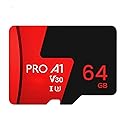 64GB Storage Card Flash Memory Card 100MB/s eXFAT Storage Card for Full HD 4K Video Recording GoPro, Dash Cam, Action Camera, C10, A1, V30