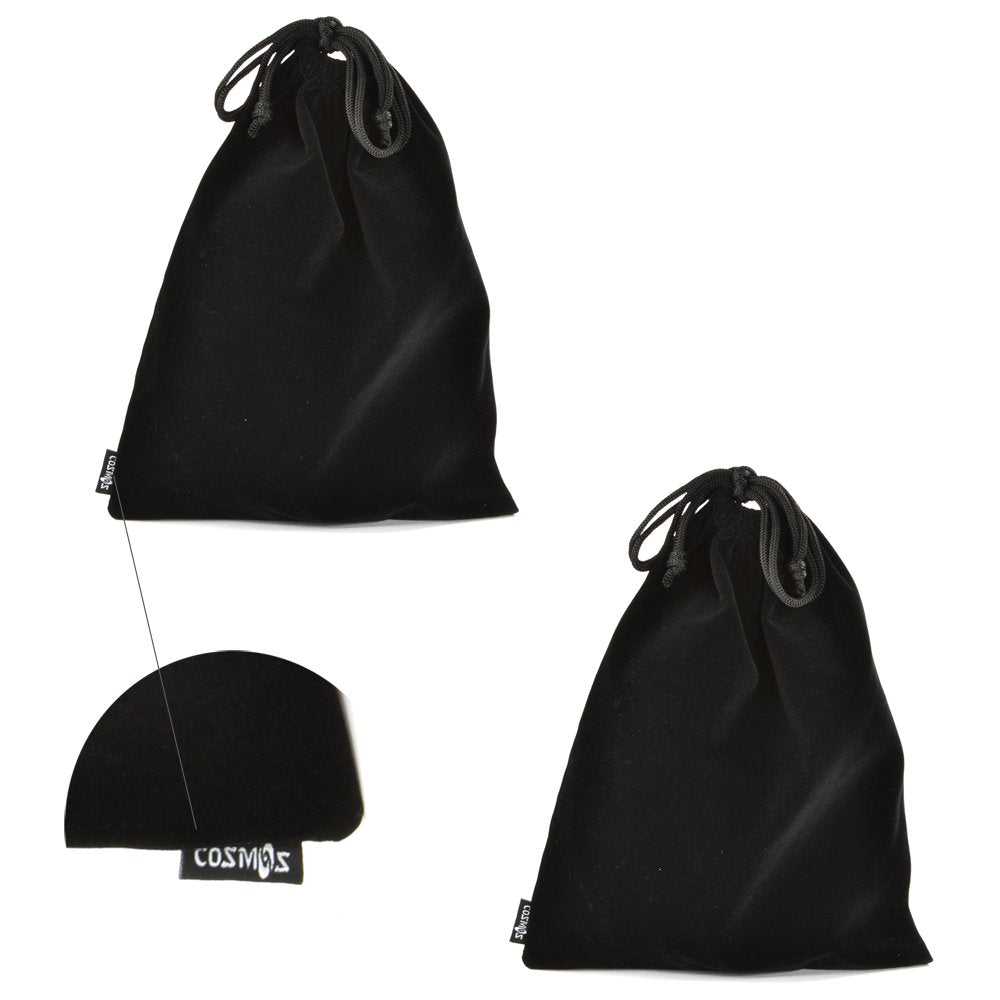 Cosmos 5 Pcs Portable Headphone Carrying Bag Travel Headset Storage Pouch Soft Drawstring Headphone Case Bag for Over-Ear Headphones Gaming Headset