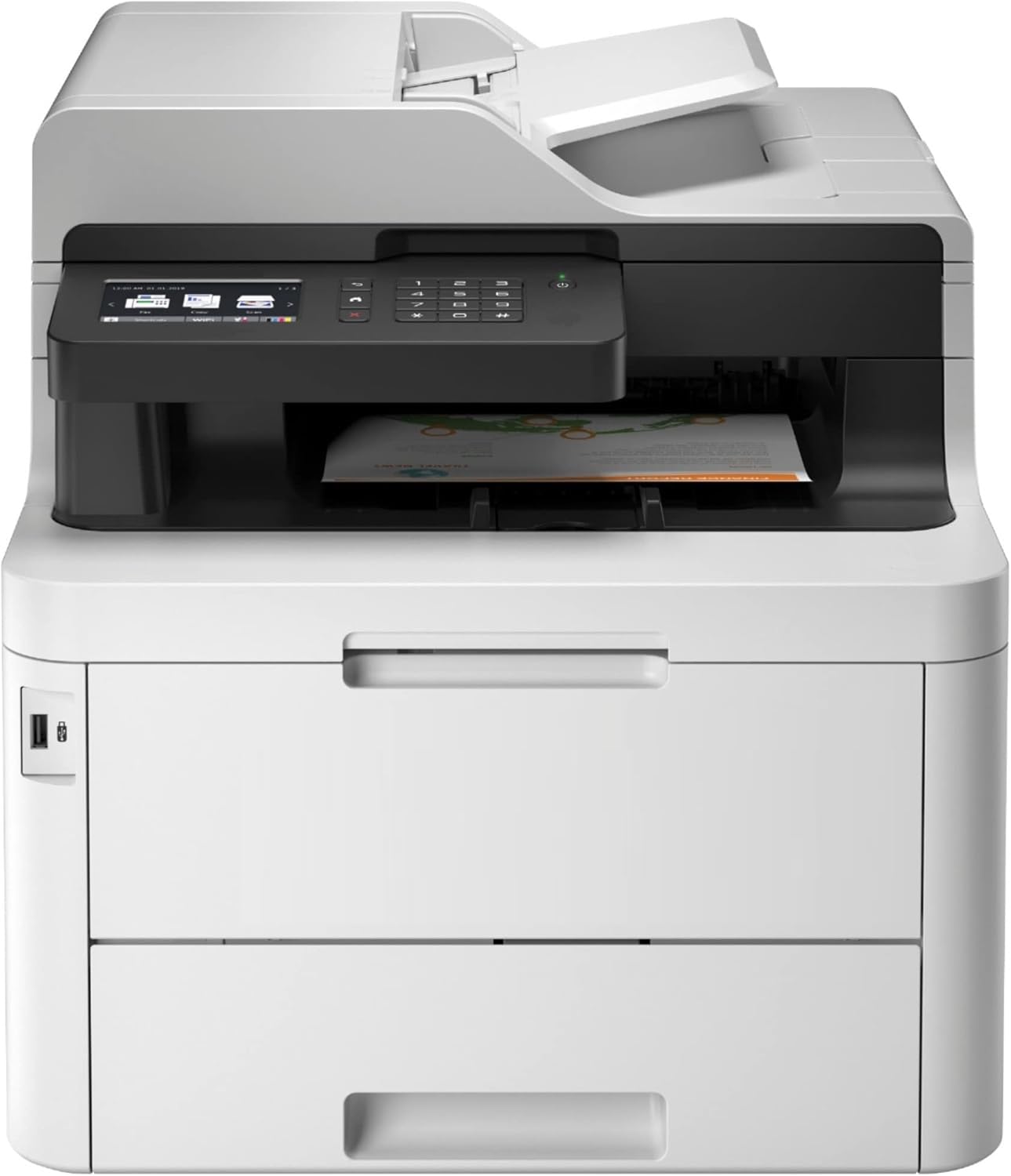 E-Z Ink Printer for Copier/Scanner MFC-L3770CDW Inkjet Printer, Print, scan, Copy, Easy Setup, Automatic 2-Sided Printing, for Home & Work, White