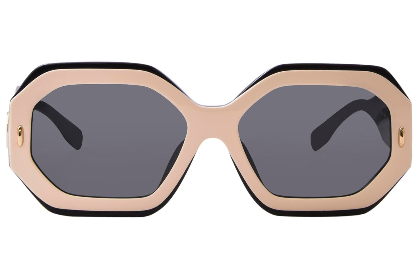 Tory Burch Sunglasses TY 7192 U 196187 Black/Ivory Dark Grey Solid, 55/16/140