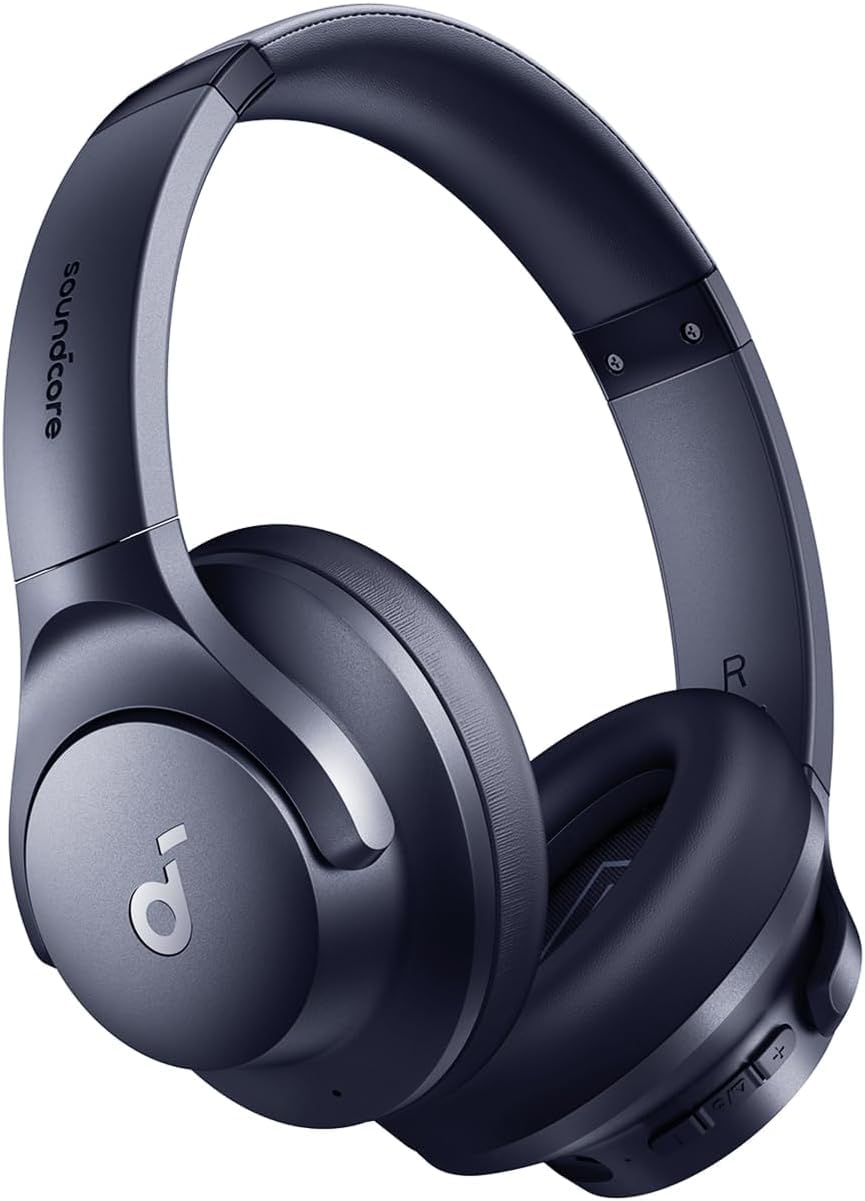 Soundcore by Anker Q20i Hybrid Active Noise Cancelling Headphones, Renewed