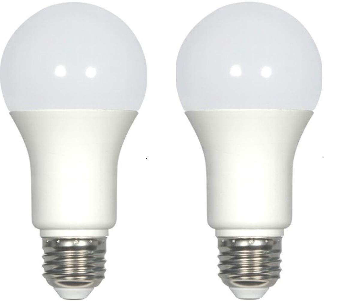 Satco S29837 Solid State LED Light Bulb, Frosted Finish, 120 Volts, 9.8 Watts, 800 Initial Lumens, A19 Lamp Shape, Medium Base, E26 ANSI Base, 220'