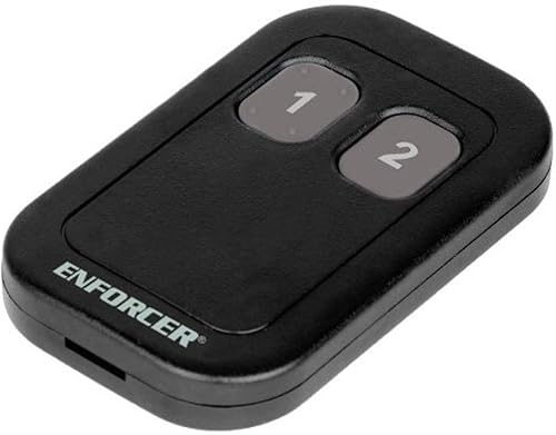 Seco-Larm SK-919TP2H-NQ 2-Button Handheld Slimline RF Transmitter with 3-Channels, Compatible with all 315MHz SECO-LARM Receivers, Over 68 Billion