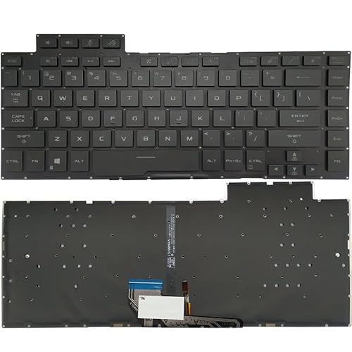 New Backlit US Keyboard for ASUS ROG GU502 GU502G GU502GU GU502GV GU502GW GU502LU GU502DU GU502DU GU502LV GU502LW English Black