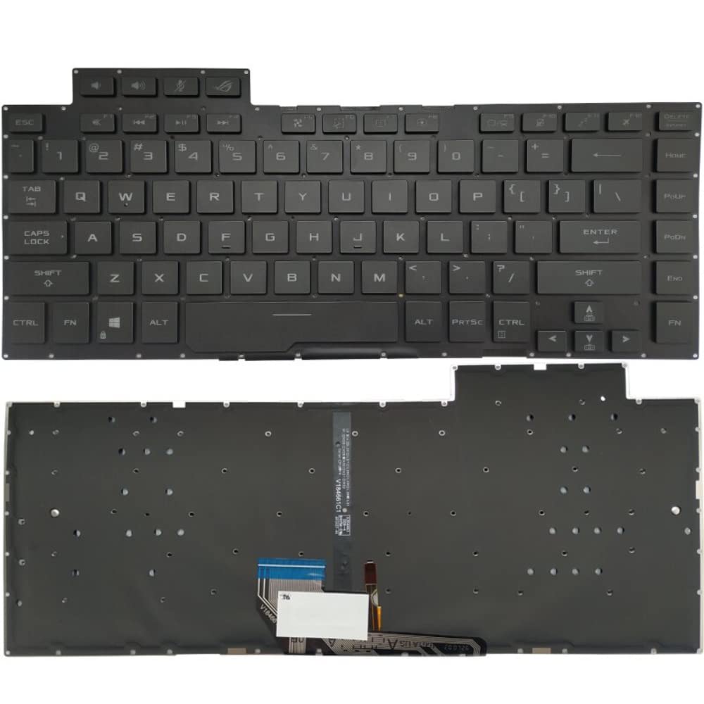New Backlit US Keyboard for ASUS ROG GU502 GU502G GU502GU GU502GV GU502GW GU502LU GU502DU GU502DU GU502LV GU502LW English Black