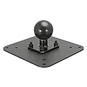 ARKON Mounts VESA 75 / VESA 100 to 38mm (1.5 inch) Ball Mount Adapter Plate