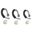 3X Same Size Replacement Earbuds Ear Tips + Ear Hook Loops + Foam Spare Fit Kit for Plantronics CS540 Savi W440 W740 W745 WH500 EarLoops EarHook Ear