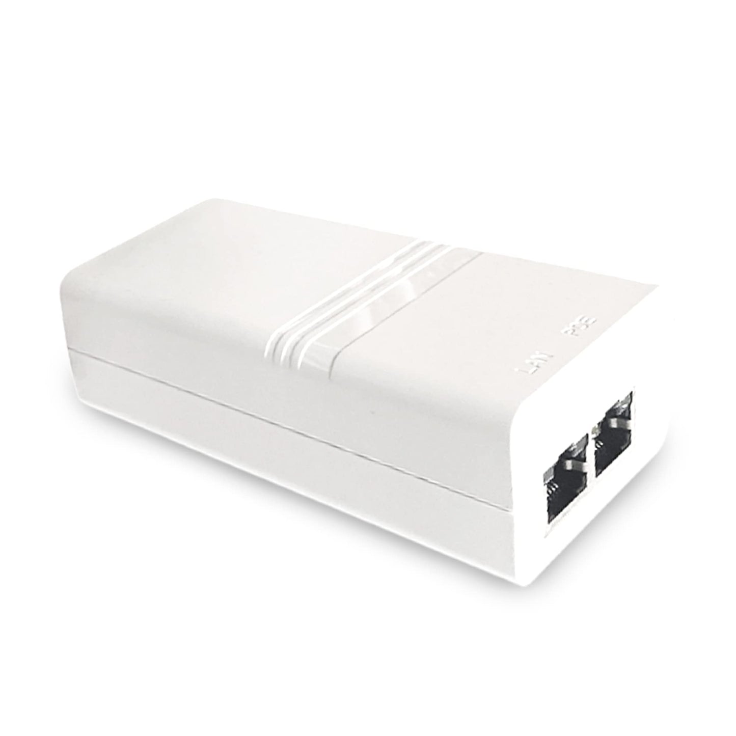 PoE Texas PoE Injector - Single Port PoE+ Power Over Ethernet PoE Adapter for 802.3at - 10/100/1000 Gigabit Data with Integrated 52V 30W Power Supply