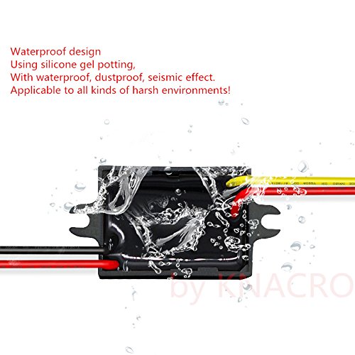 KNACRO DC-DC 12V to 7.5V 3A Step-Down Power Supply Module Car Power Converter Module Synchronous Buck Over-Temperature Over-Current Short Circuit…