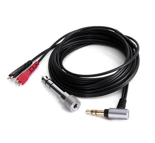 Coyktonty eplacement Audio Cable Extension Cord Line for Sennheiser HD25 Plus HD560 HD540 HD480 HD430 HD414 HD250 Headphones,Headphone Accessories
