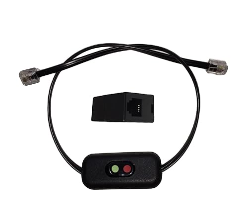 Vegamax Power Button On/Off Disconnect Switch for 2 Line Phones and Telephone Systems