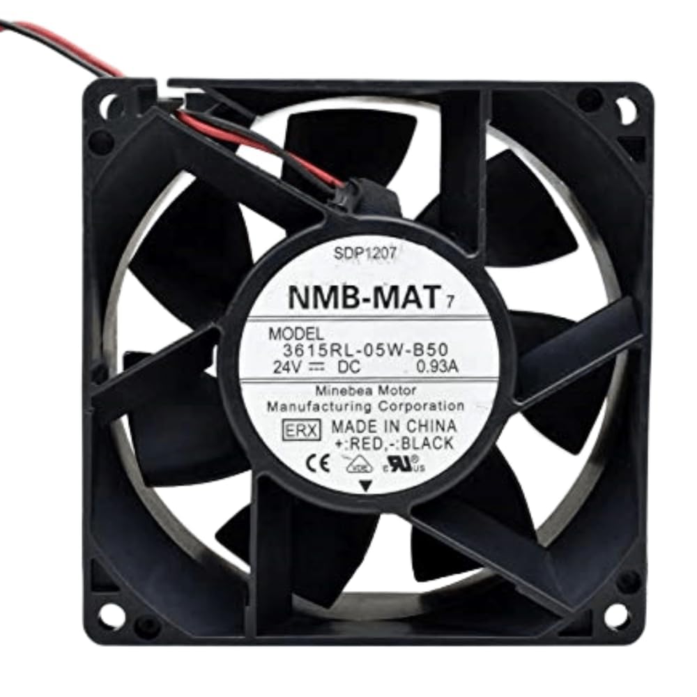 3615RL-05W-B50 24V 0.93A 92MM Fan - 9238 9CM 2-Wire Cooling Fan