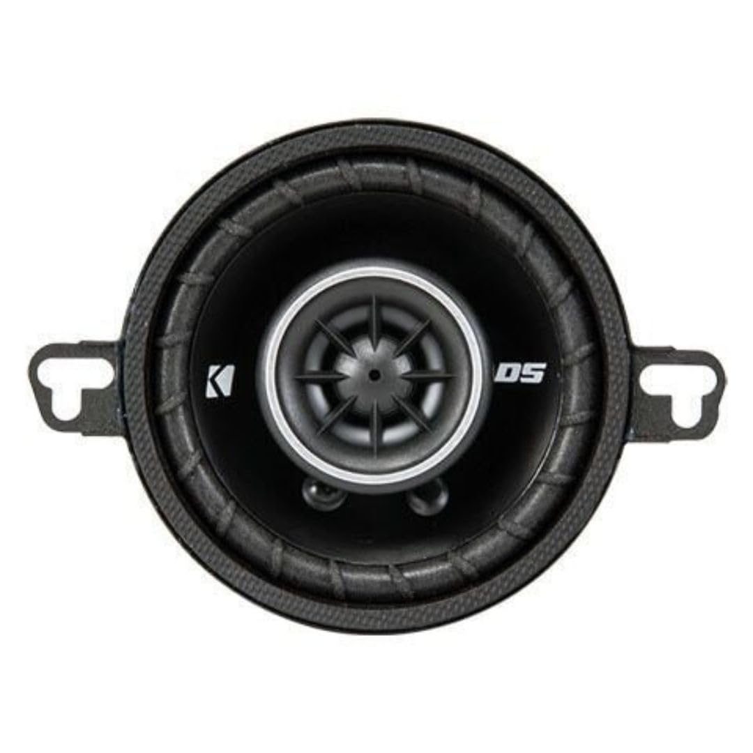 KICKER DSC350 3.5-Inch (89mm) Coaxial Speakers, 4-Ohm (Pair)