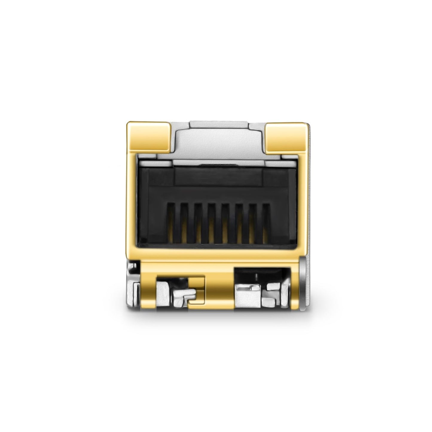 QSFPTEK 2.5Gbase-T Network Transceivers, 2.5G SFP to RJ45, 2.5gb Copper Module Mini Gbic Compatible with Cisco, 100m, Other Open Switches