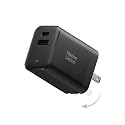 Native Union Fast GaN Charger PD45W - Ultra-Compact Two-Port Power Delivery Enabled USB-C & USB-A Travel Charger - Up to 45W - MacBook Air, iPads