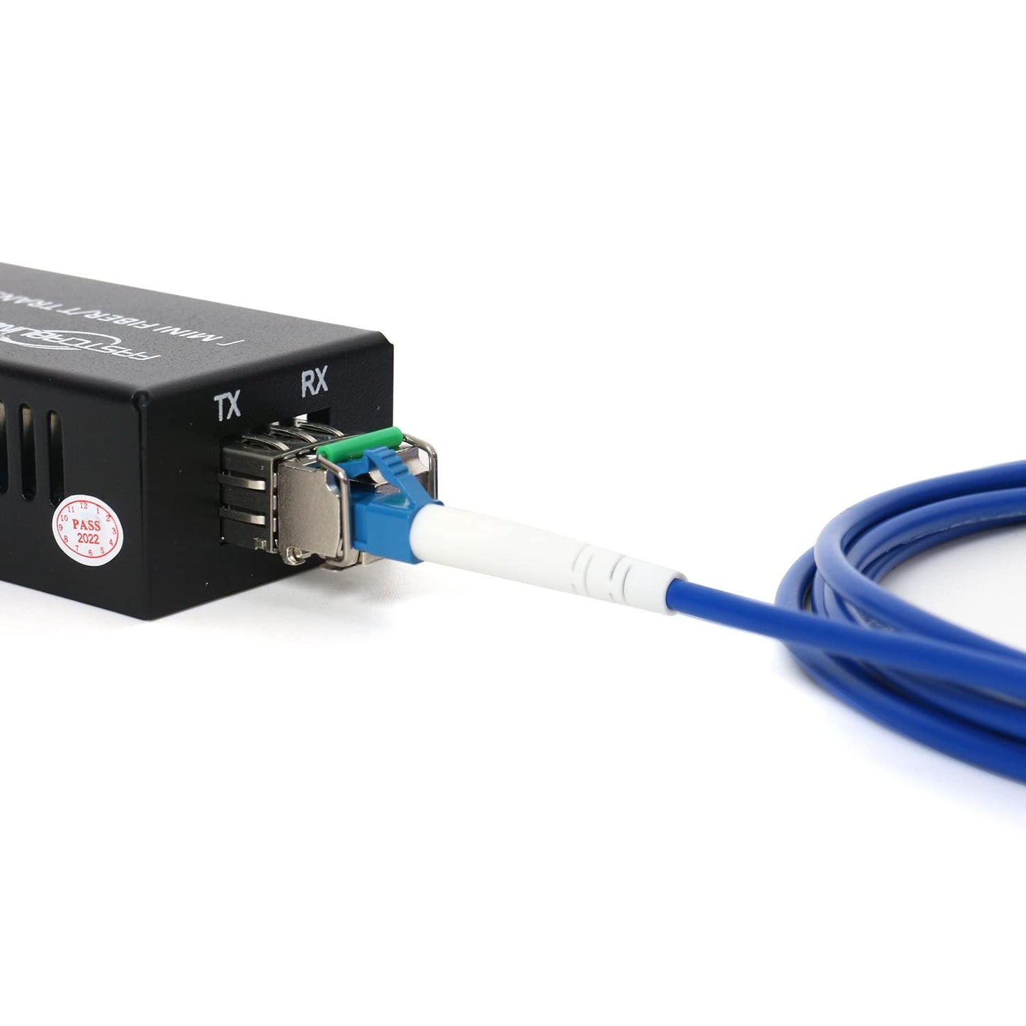 Gigabit Fiber to Ethernet Media Converter Kit, LC Single Mode, Up to 20km Fiber Opitc Network, Point-to-Point, Plug & Play, Complete Kit, Compact