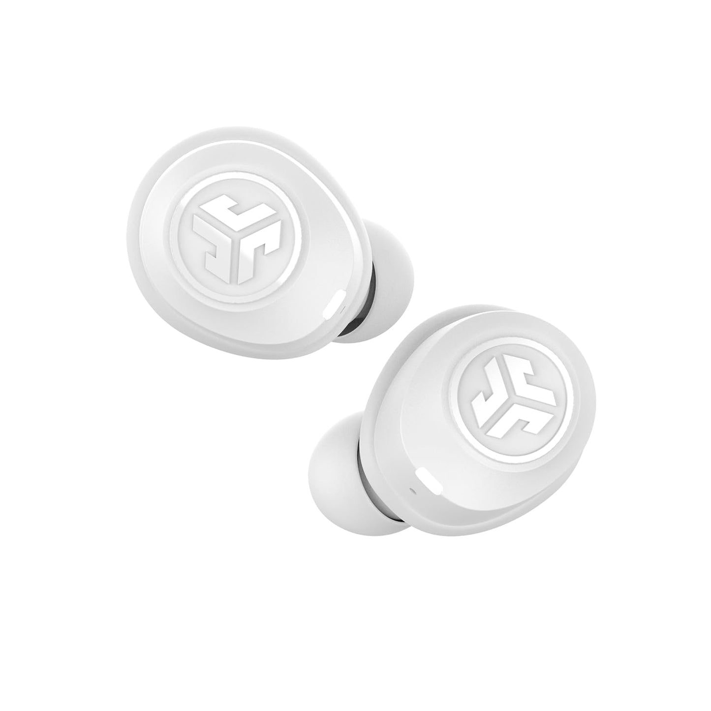 JLab JBuds Air True Wireless Signature Bluetooth Earbuds + Charging Case, White, IP55 Sweat Resistance, Bluetooth 5.0 Connection, 3 EQ Sound Settings