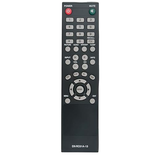 DX-RC01A-13 DXRC01A13 Replacement Remote Control Applicable for Dynex LCD TV DX-32L200NA14 DX32L200NA14