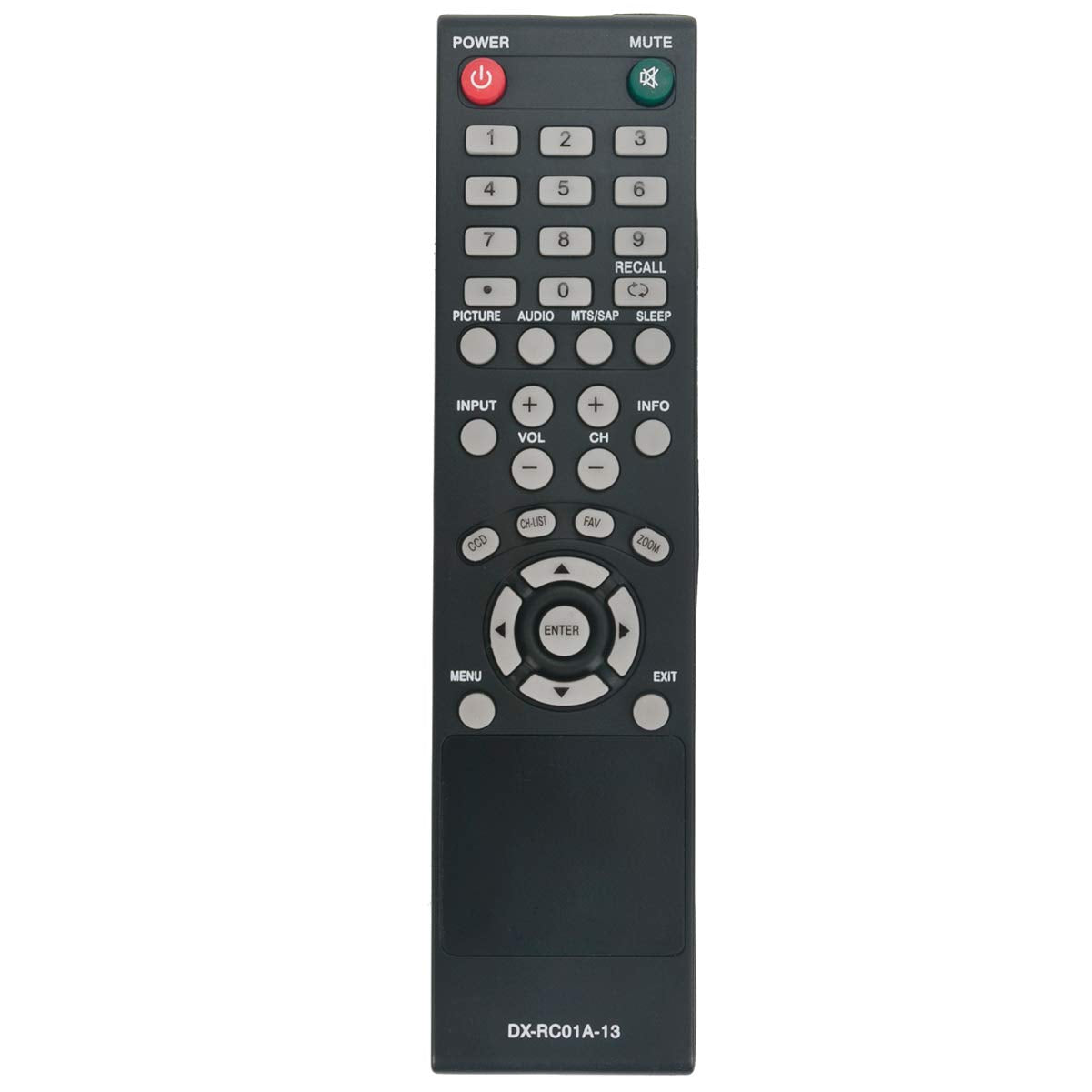 DX-RC01A-13 DXRC01A13 Replacement Remote Control Applicable for Dynex LCD TV DX-32L200NA14 DX32L200NA14