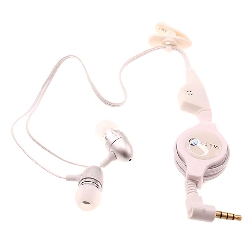 Wired Retractable Earphones Compatible with Samsung Galaxy A23,A14,A13,A03s - Headphones Handsfree Mic Headset 3.5mm