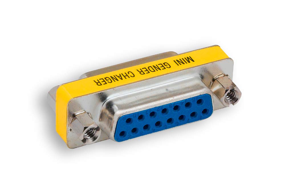 Cablelera ZAGA1677FF DB15 Female to DB15 Female Mini Gender Changer