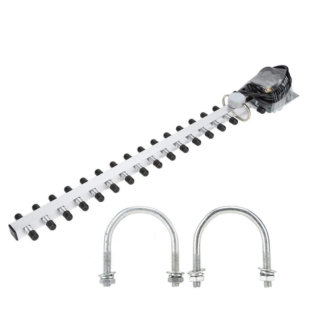 Yagi Antenna, 2.4G 25dBi High Gain Router Network Antenna, 1.5m Aluminum Alloy 16 Unit Directional Yagi Antenna