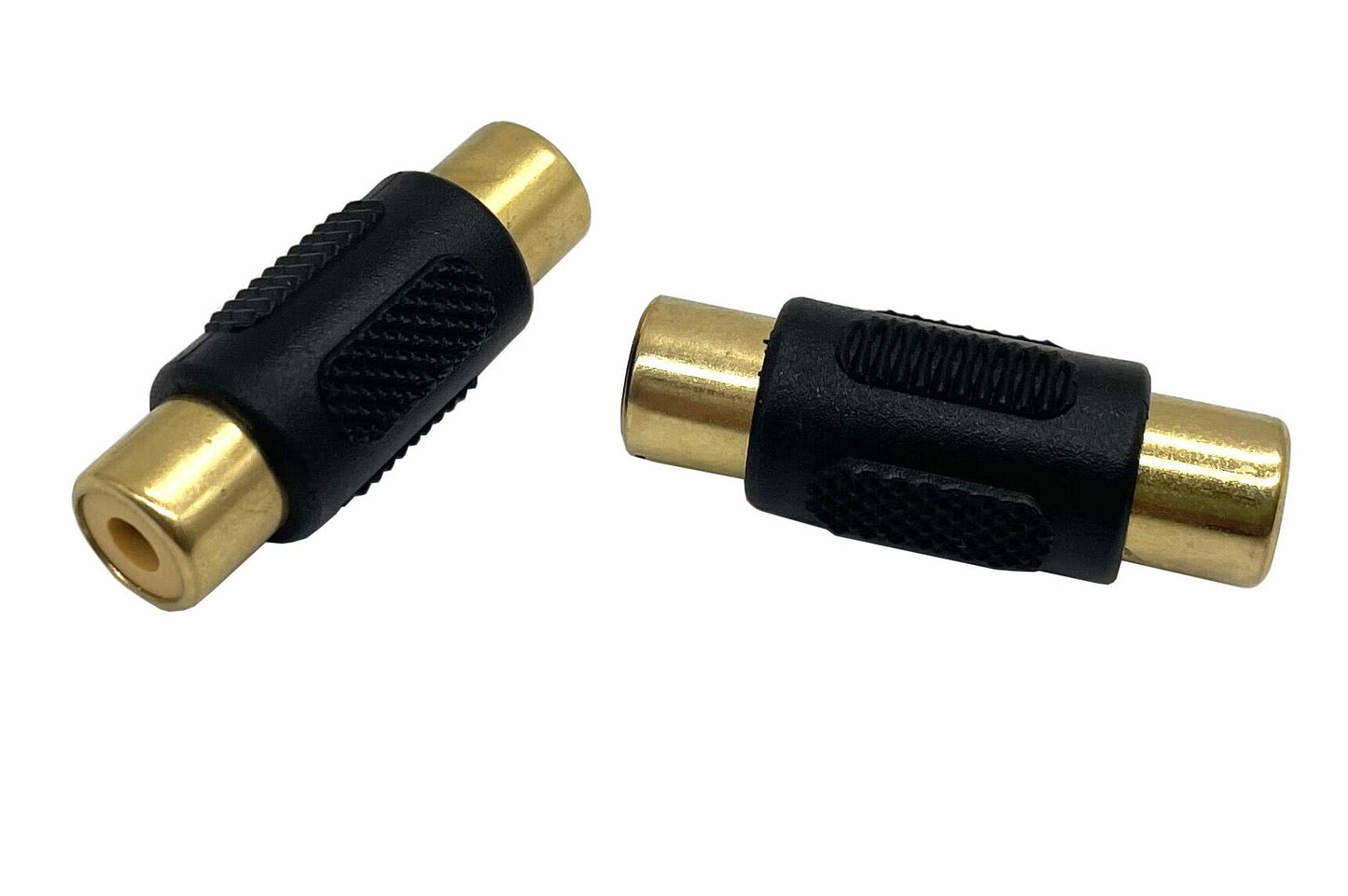 10 Pack RCA Female to Female Coupler, Dafensoy Gold Plated RCA Audio Video Adapter, for Audio, Video, Phono, Subwoofer etc