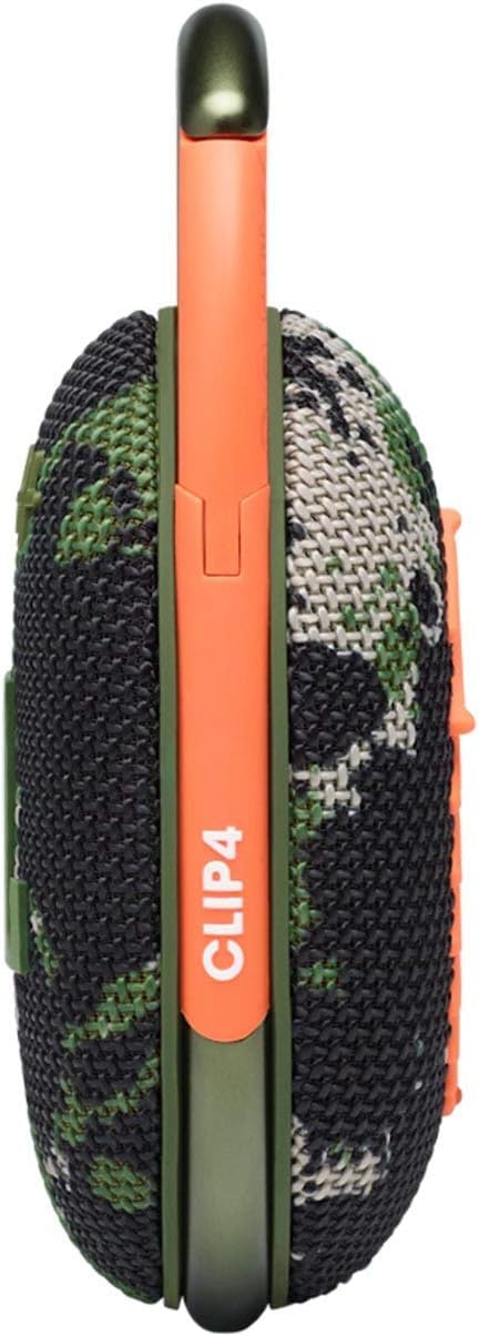 JBL Clip 4 - Speaker - for Portable use - Wireless - Bluetooth - 5 Watt - Squad, JBLCLIP4Squad-5Watt