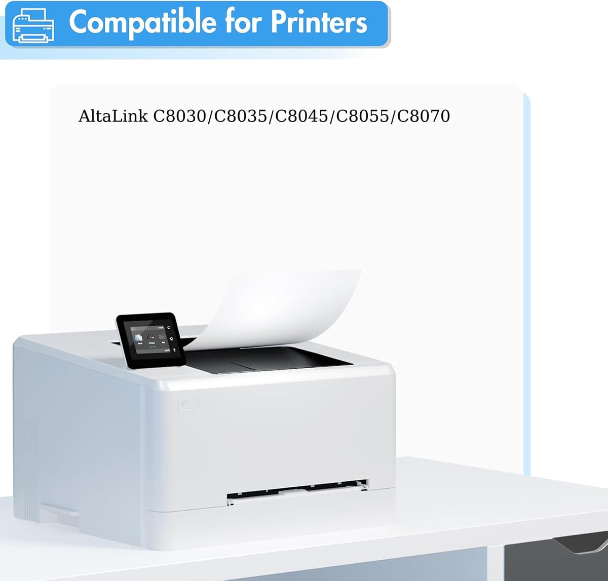 Compatible AltaLink C8030/C8035/C8045/C8055/C8070 Waste Toner Container (43,000 Pages) - 008R13061 Waste Toner Cartridge Replacement for Xerox