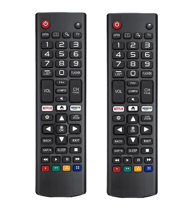?Pack of 2? for LG Smart TV Remote Control Replacement,Universal for All LG OLED 3D TVs for AKB75095307 AKB75375604 AKB74915305 AK75675304 AKB76040302