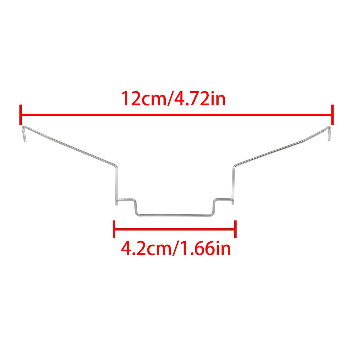 Lovelysp Fan Buckles CPU Heatsink Fan Buckles 12CM Wire Buckle Upper Hook Type Fixing Clips Computer Cooling Accessories-4PCS